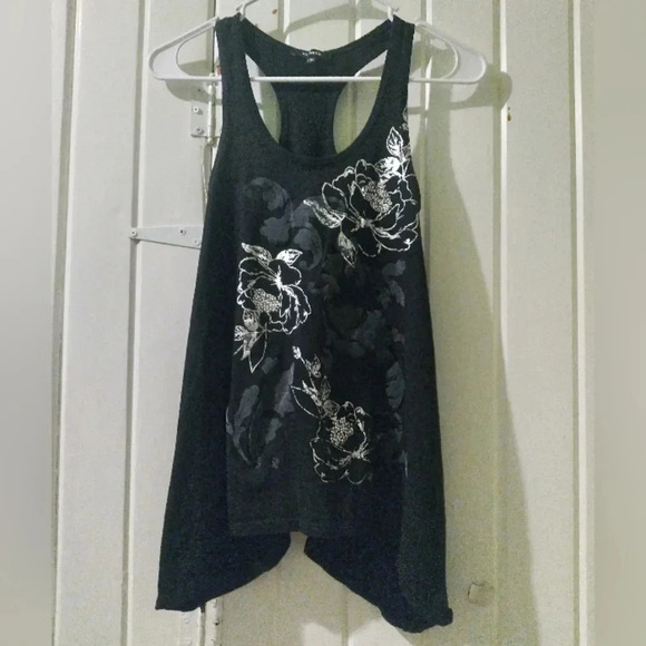 Express bling floral tank top-XXS like new - Picture 1 of 5